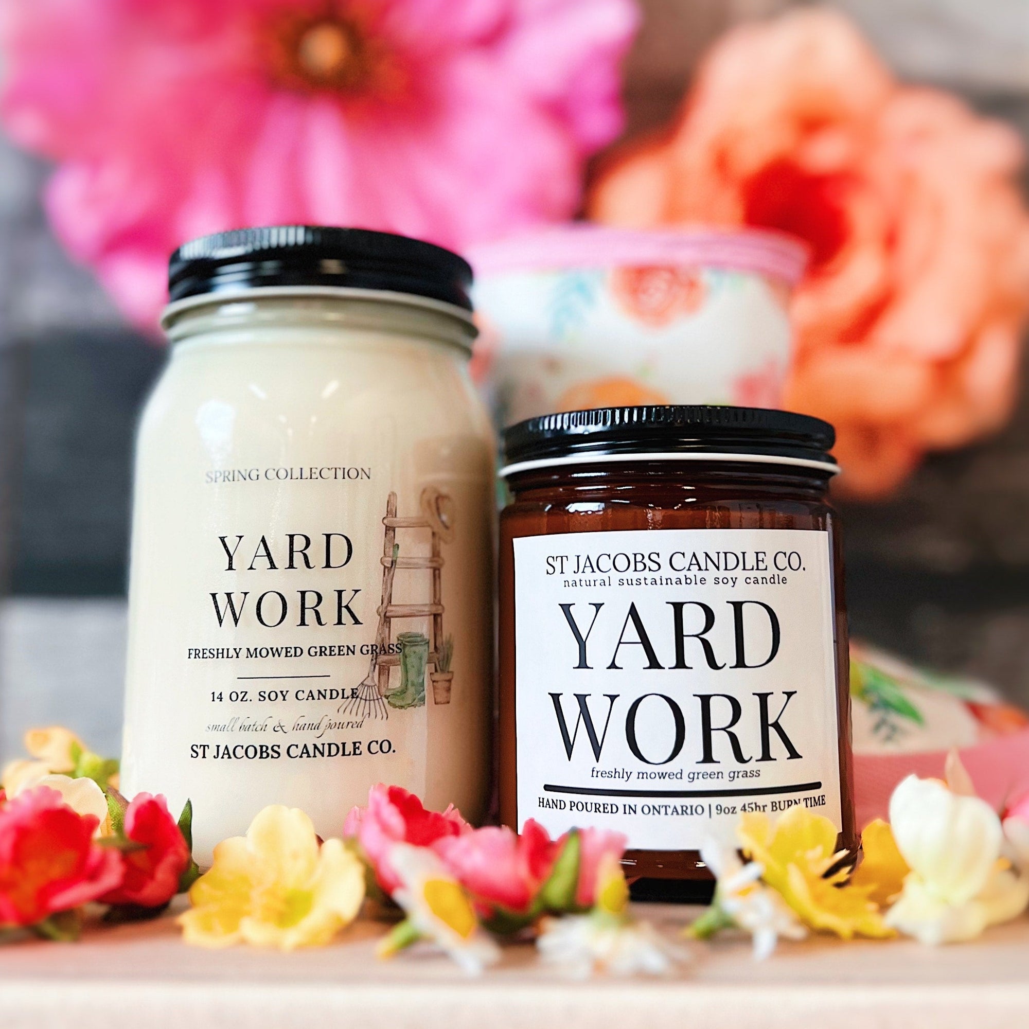 Yard Work Soy Candle- Spring Collection