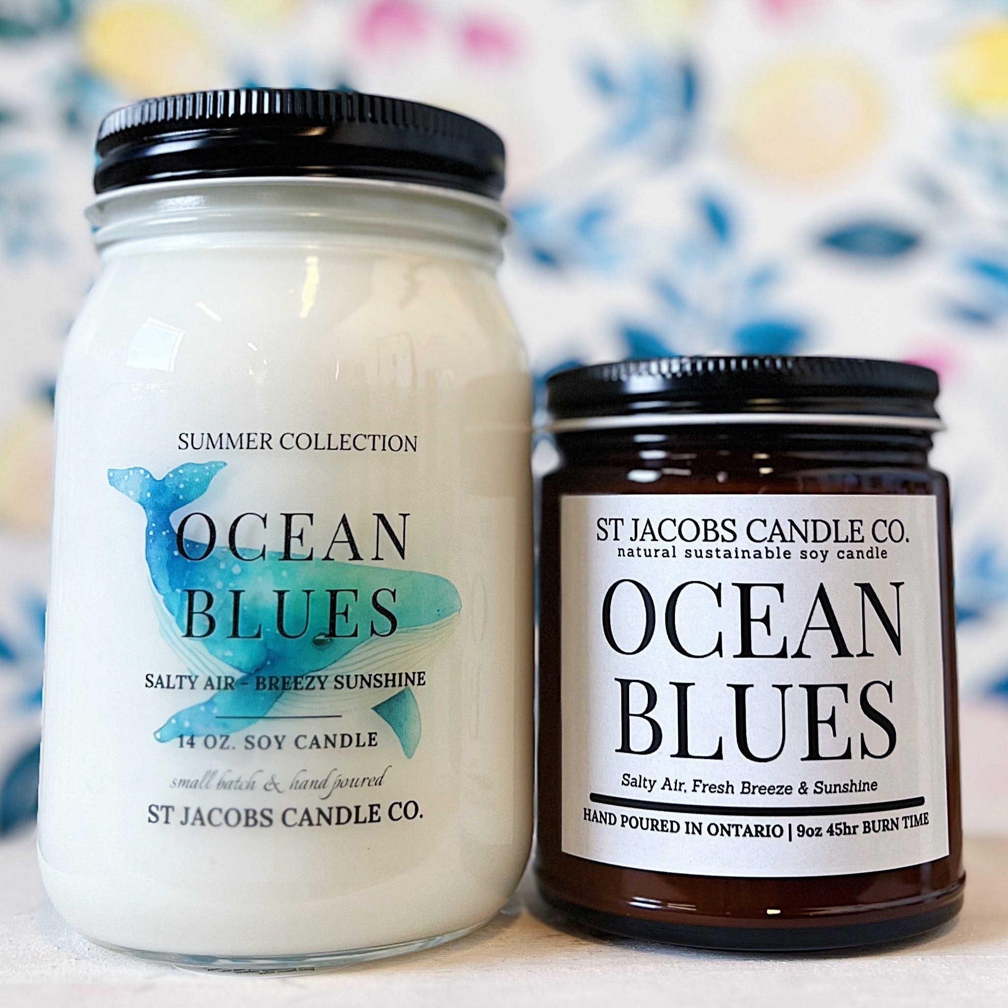 Ocean Blues Natural Soy Candle - Summer '24 Collection