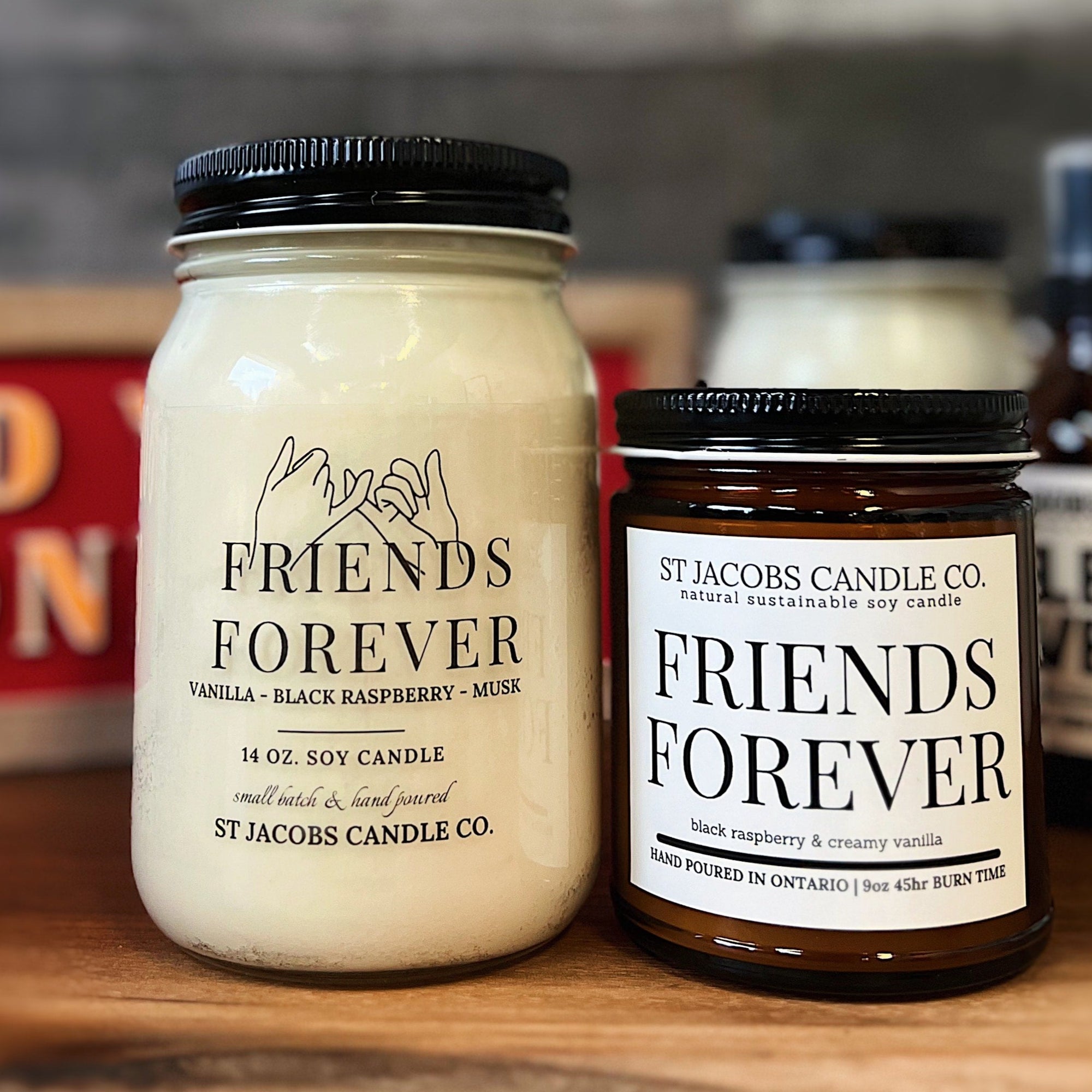 "FRIENDS FOREVER" Natural Soy Candle