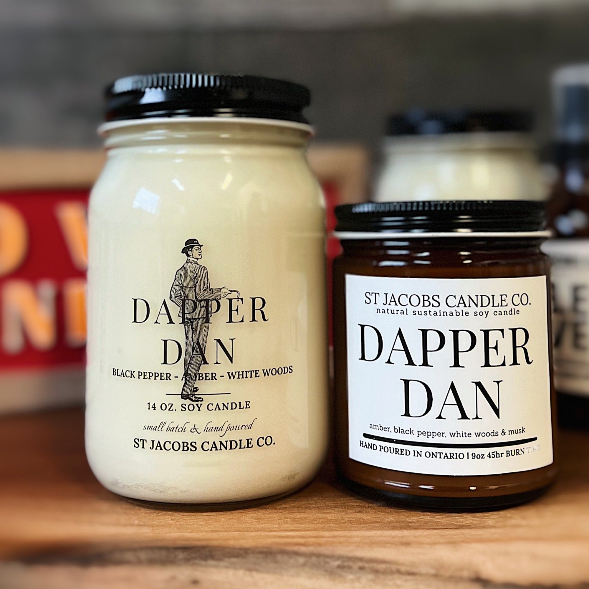 "DAPPER DAN" Natural Soy Candle