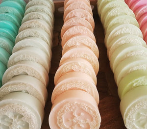 Loofah Soaps handmade at "The Bath Market" in St. Jacobs Ontario