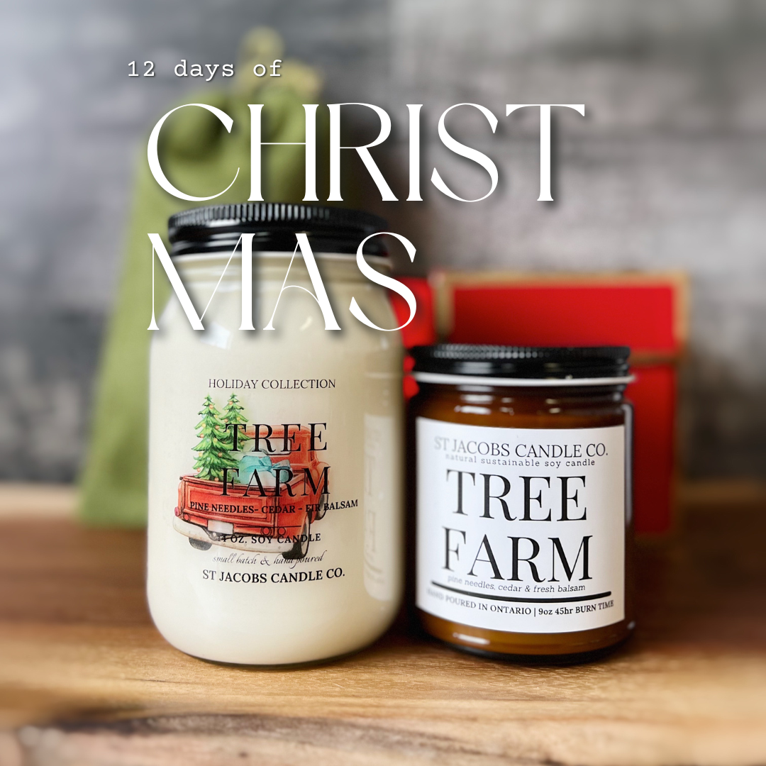 Holiday Edition- 14oz Tree Farm All Natural Soy Candle