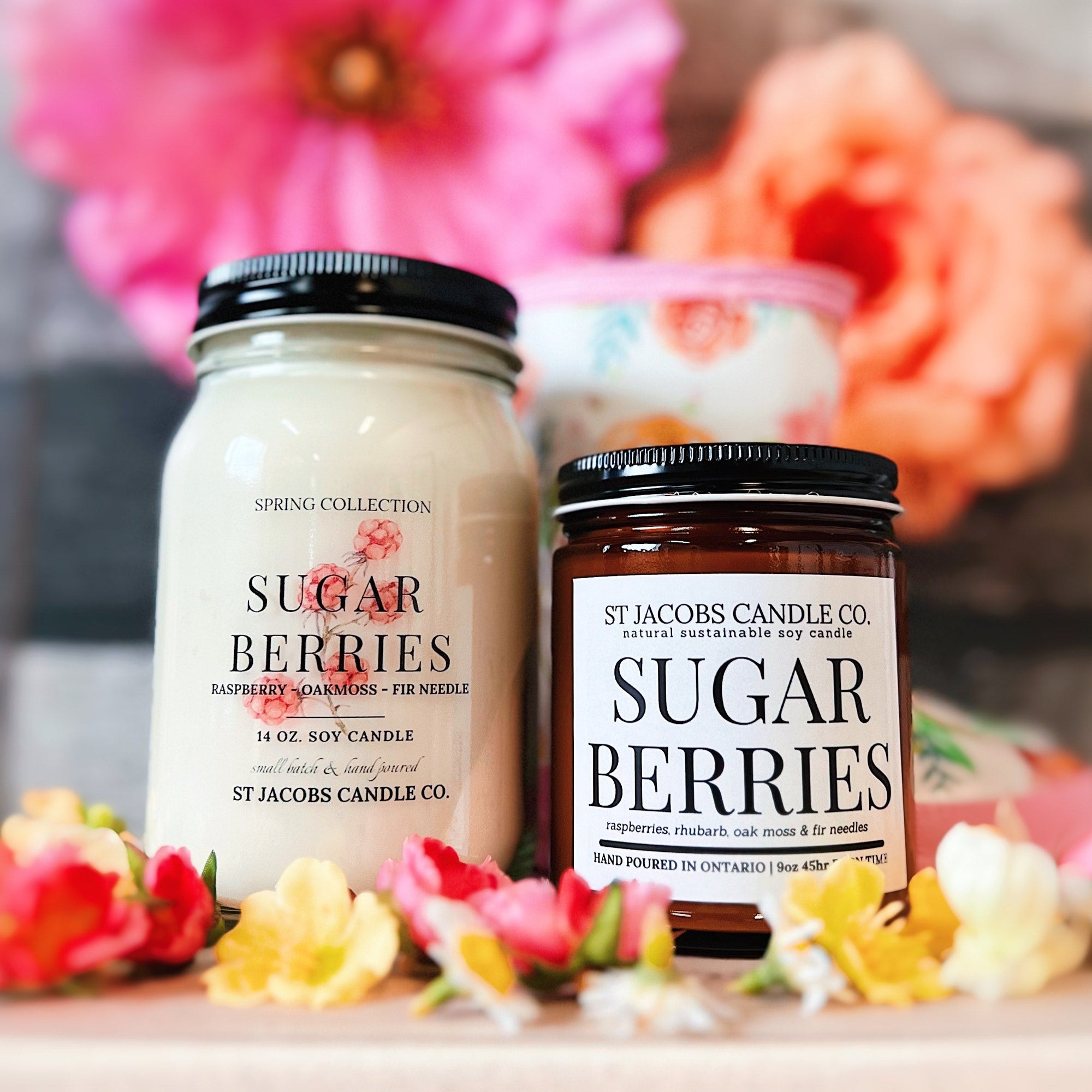 Sugar Berries Soy Candle- Spring Collection