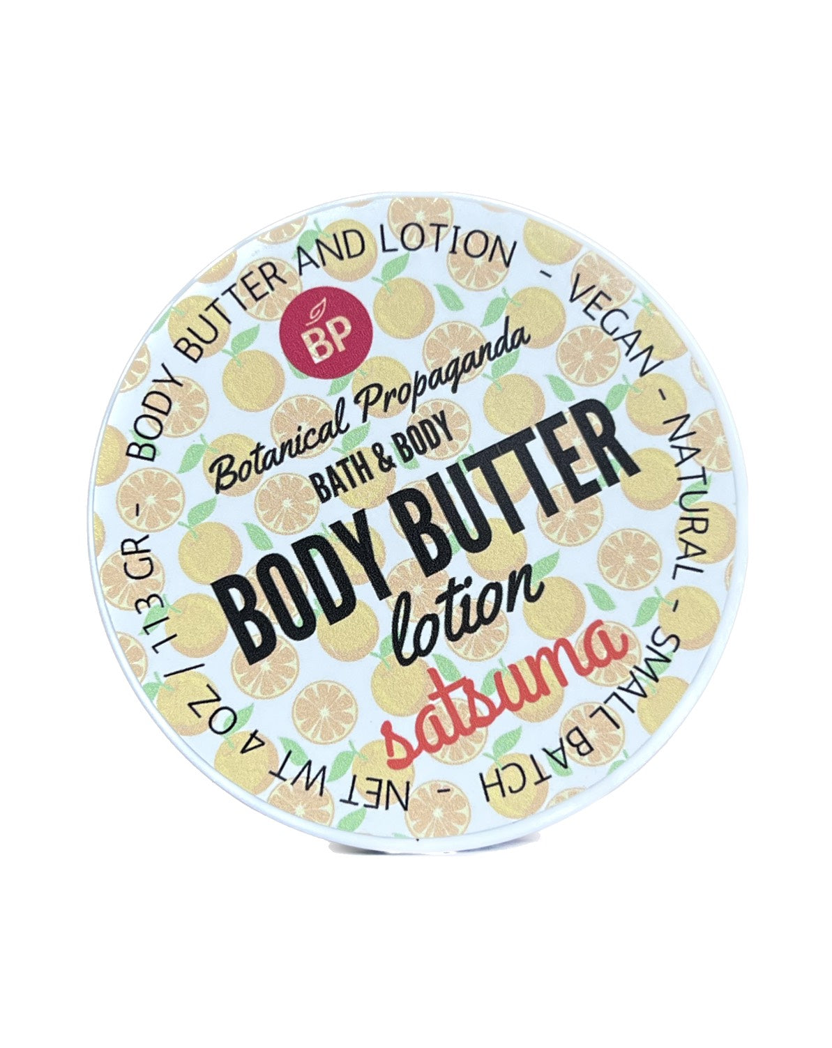 Satsuma Body Butter & Lotion