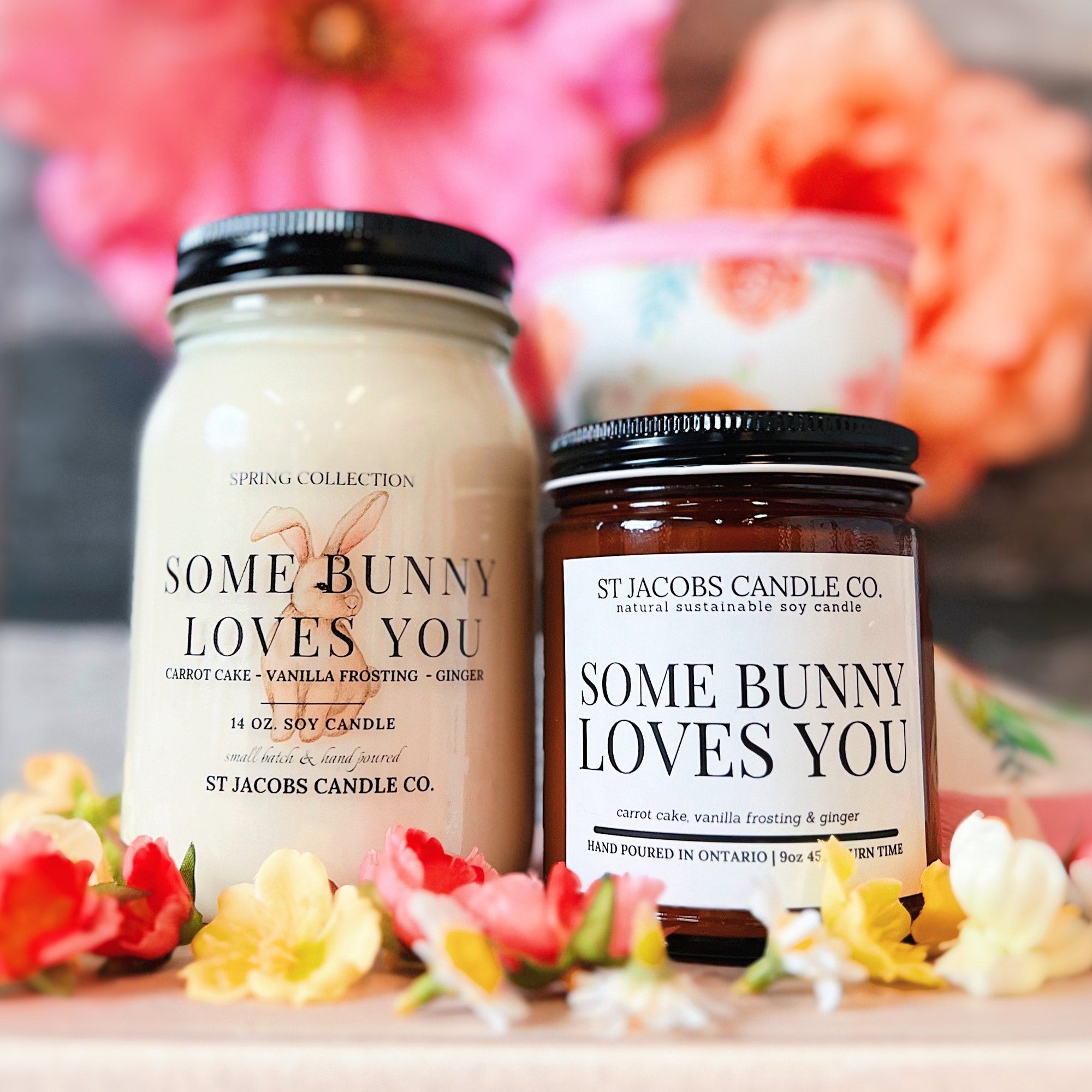 Some Bunny Loves You Soy Candle- Spring Collection