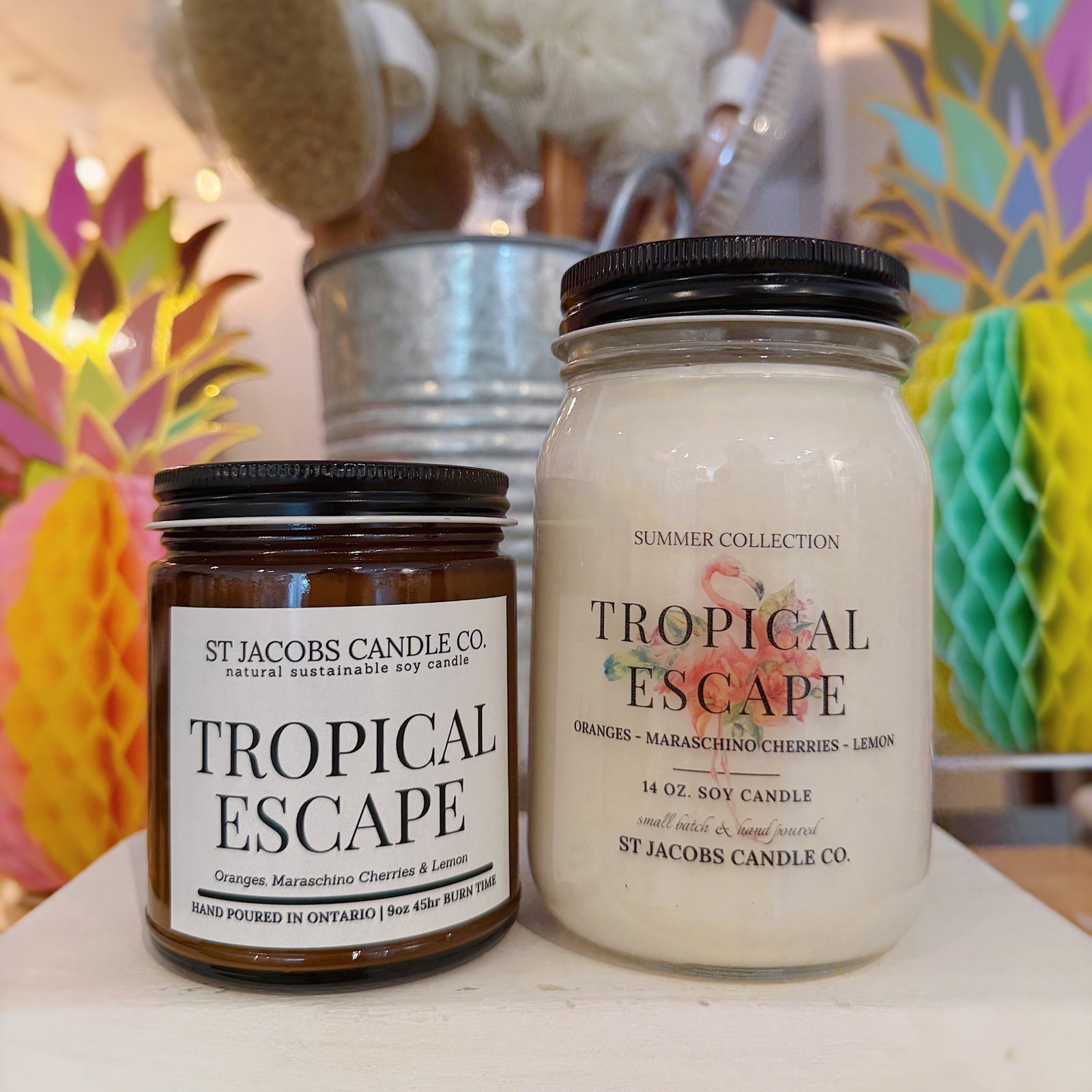 Tropical Escape Natural Soy Candle - Summer '25 Collection