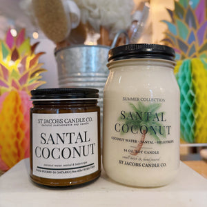 Santal Coconut Natural Soy Candle - Summer '25 Collection