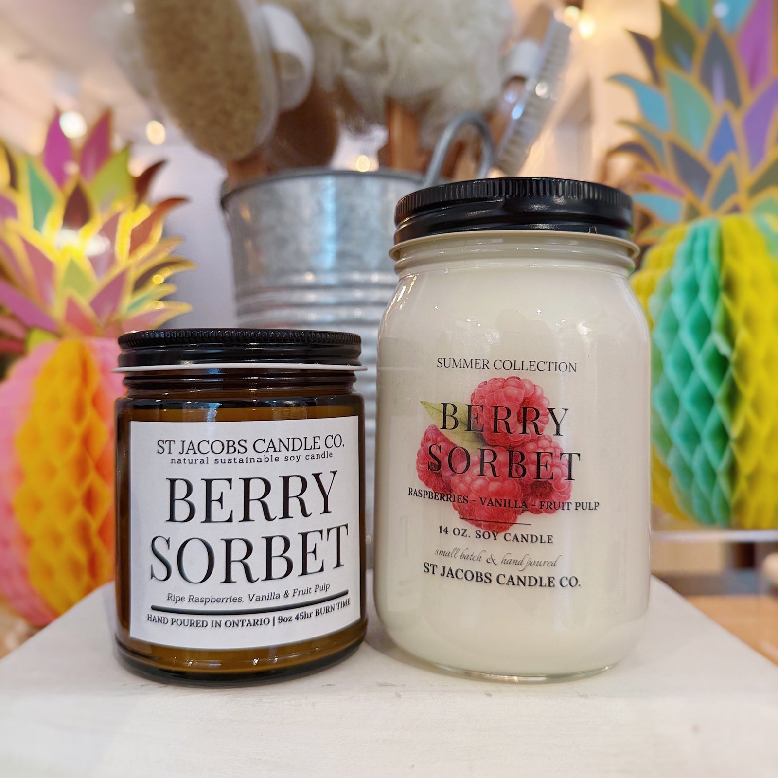 Berry Sorbet Natural Soy Candle - Summer '25 Collection