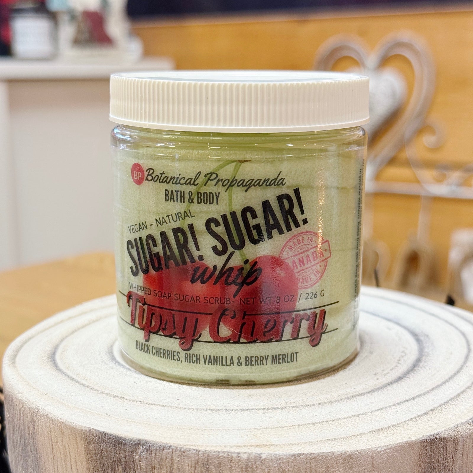 Tipsy Cherry Sugar Whip