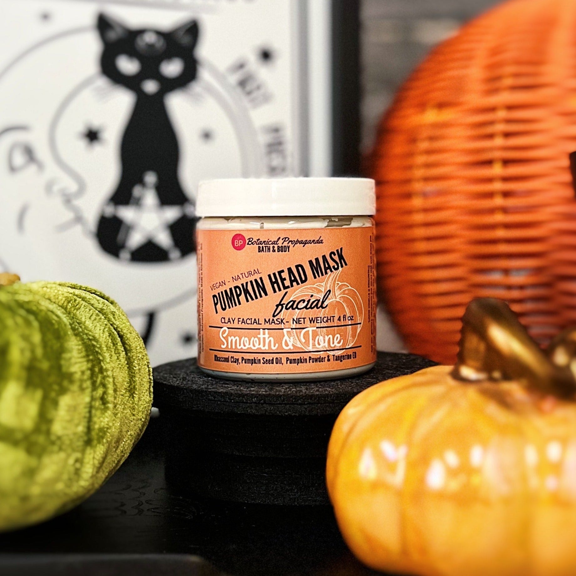 Pumpkin Head Facial Mask