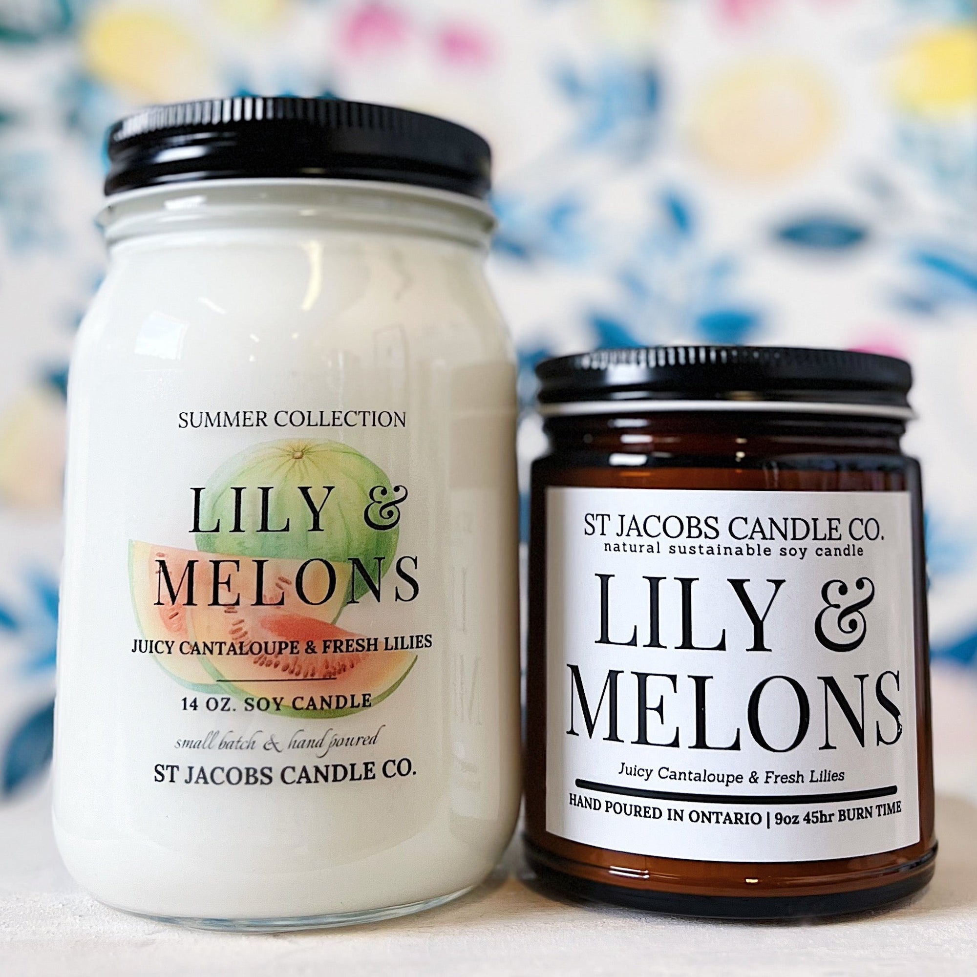Lilies & Melons Natural Soy Candle - Summer '24 Collection