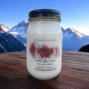 🍁 ELBOWS UP 🍁Natural Soy Wax Candle