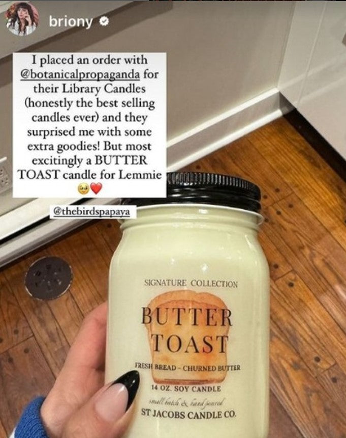 Butter Toast Natural Soy Candle
