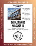 Candle Making Workshop 4.0 - NEW LOCATION - Colony House/St. Jacobs Market