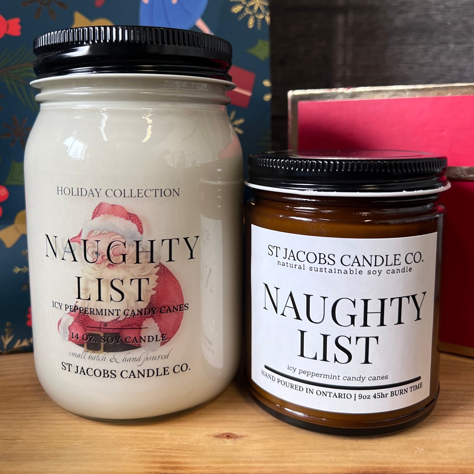 🎅Holiday Season 2025❄️ NAUGHTY LIST Natural Soy Candle