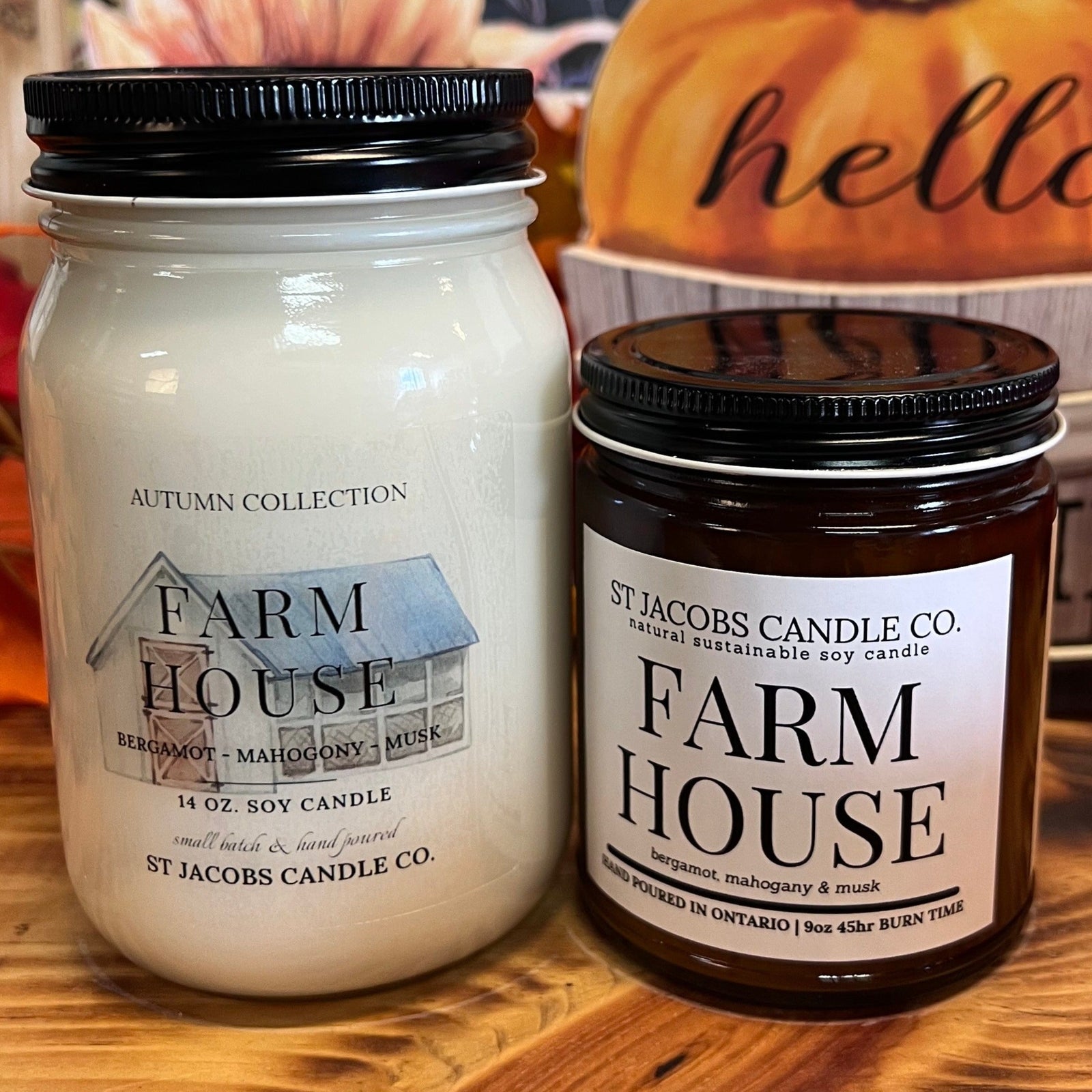 🍂 Fall 2025 Collection 🍂 Farm House Natural Soy Candle