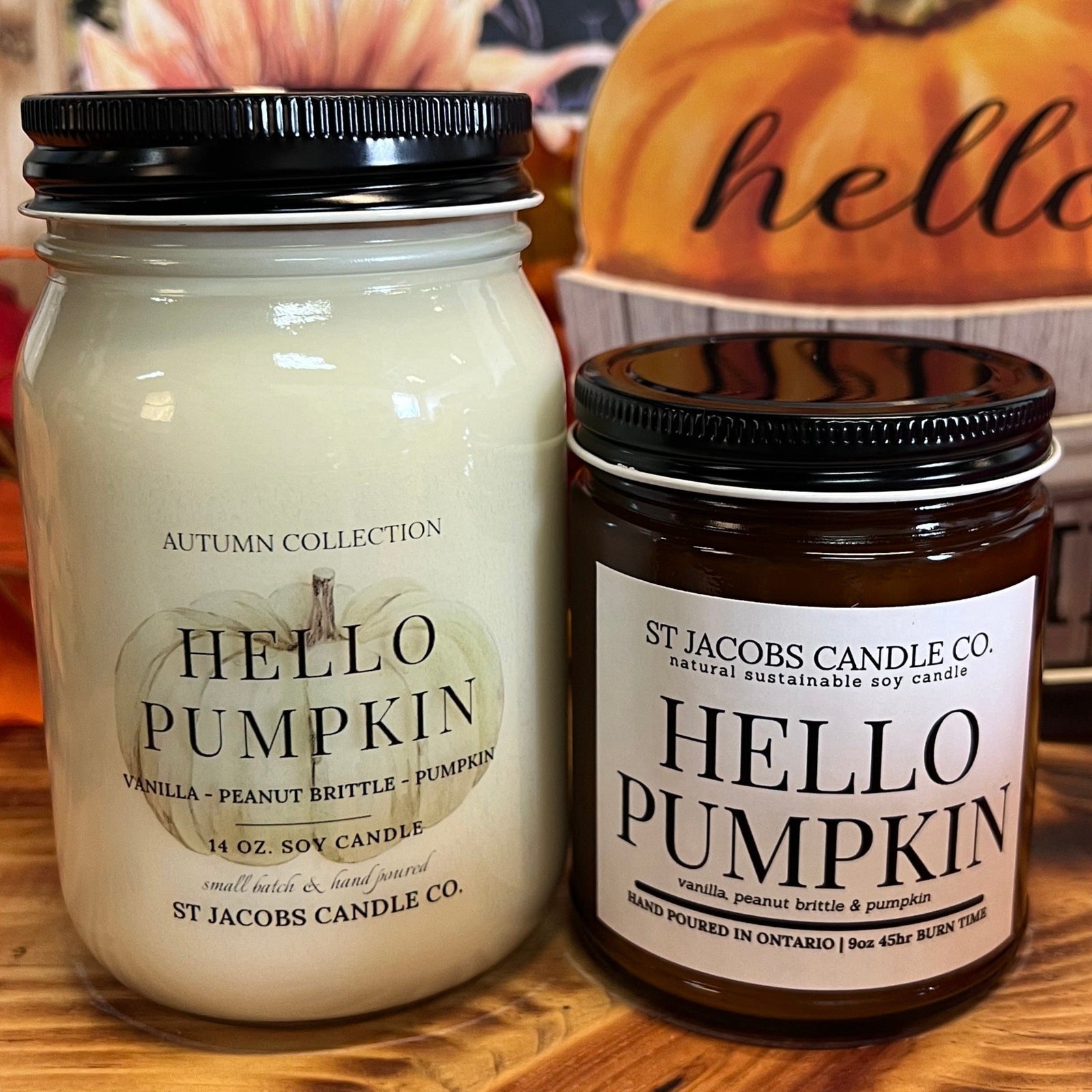 🍂 Fall 2025 Collection 🍂 Hello Pumpkin Natural Soy Candle