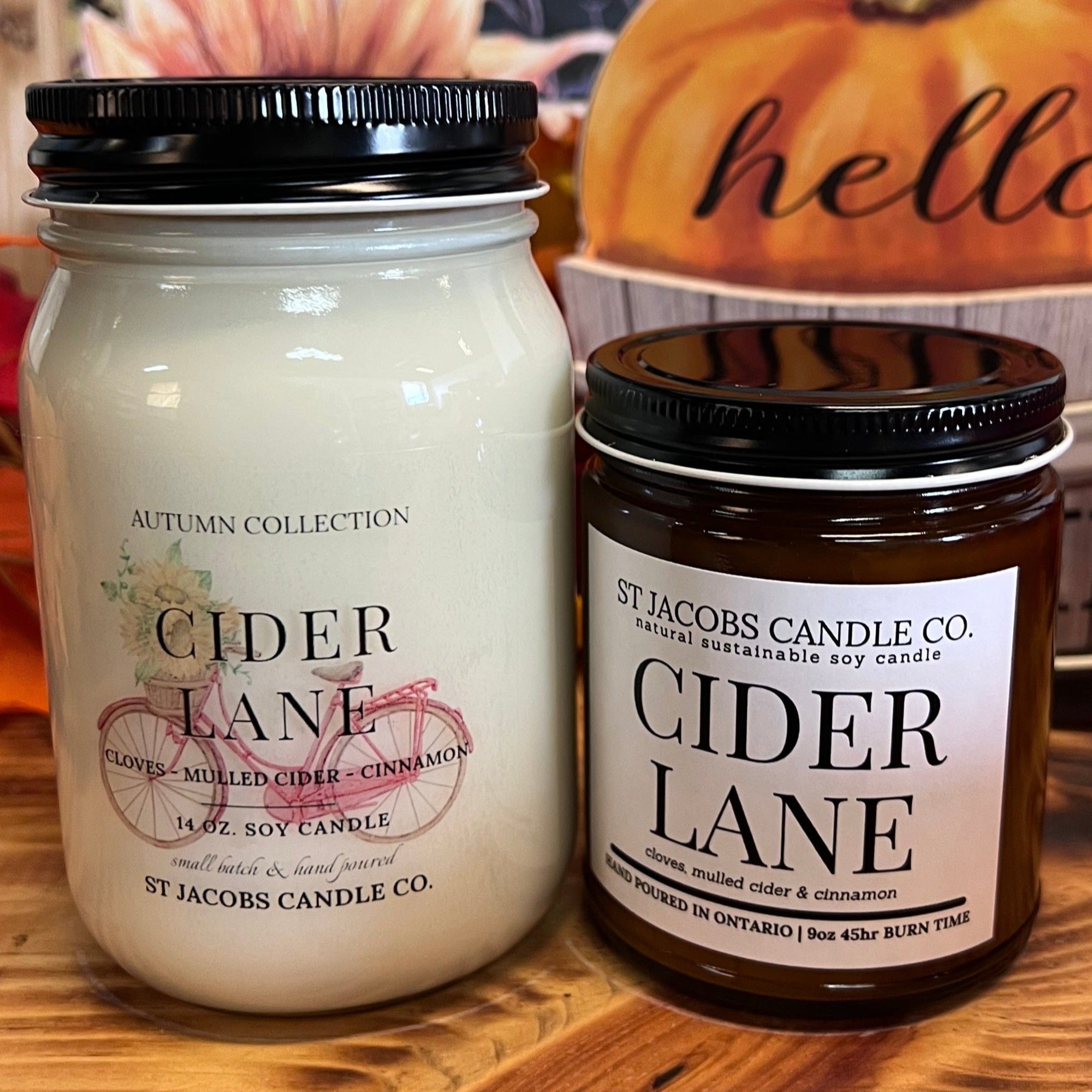 Cider Lane Natural Soy Candle 🍂 Fall 2023 Collection