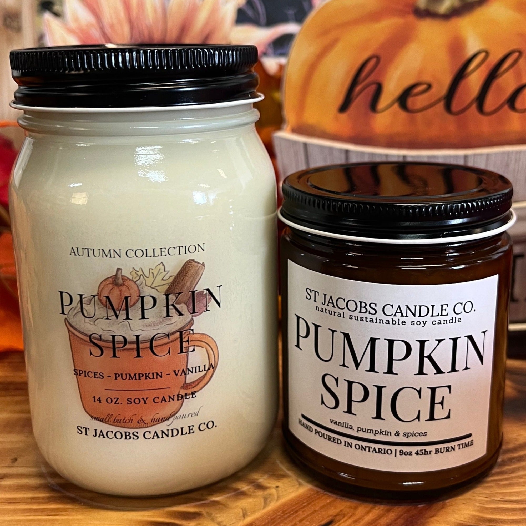 Pumpkin Spice Natural Soy Candle 🍂 Fall 2023 Collection