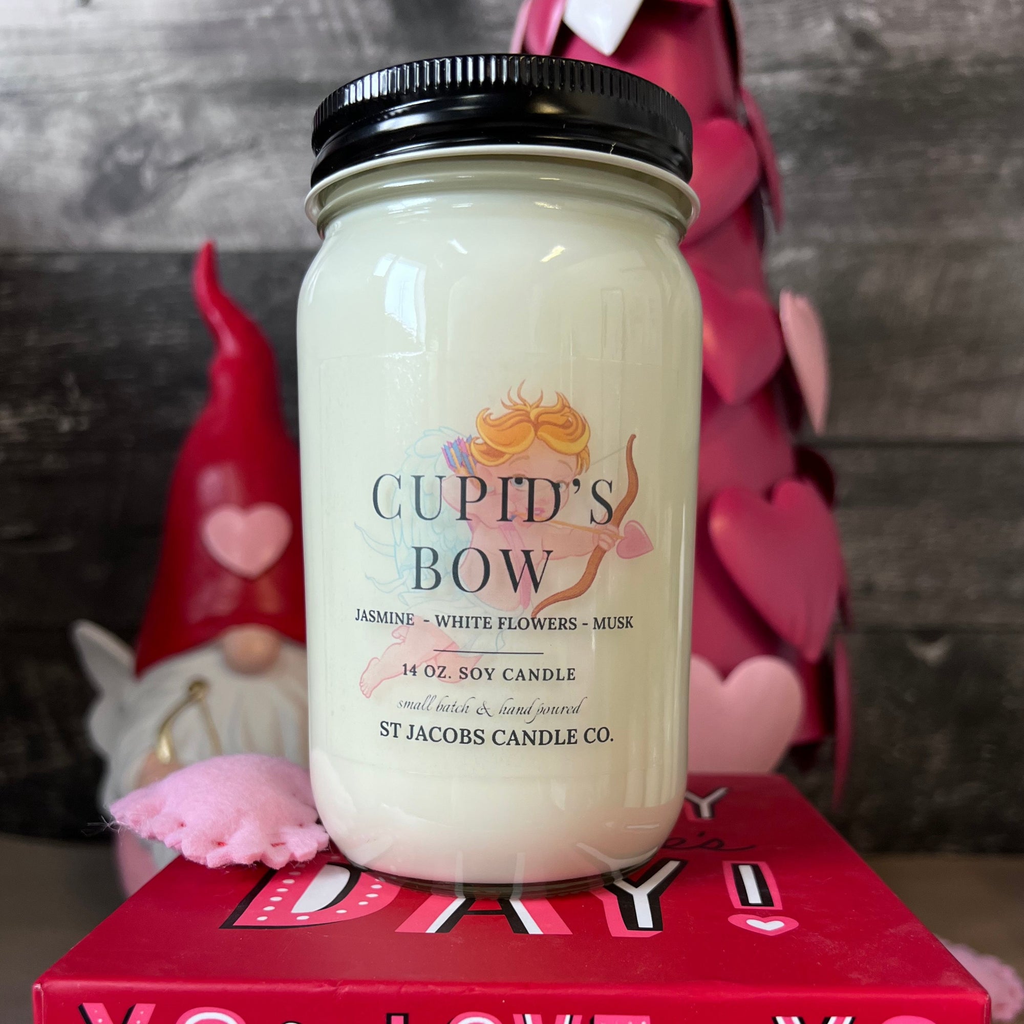 Cupids Bow Valentines Natural Soy Candle