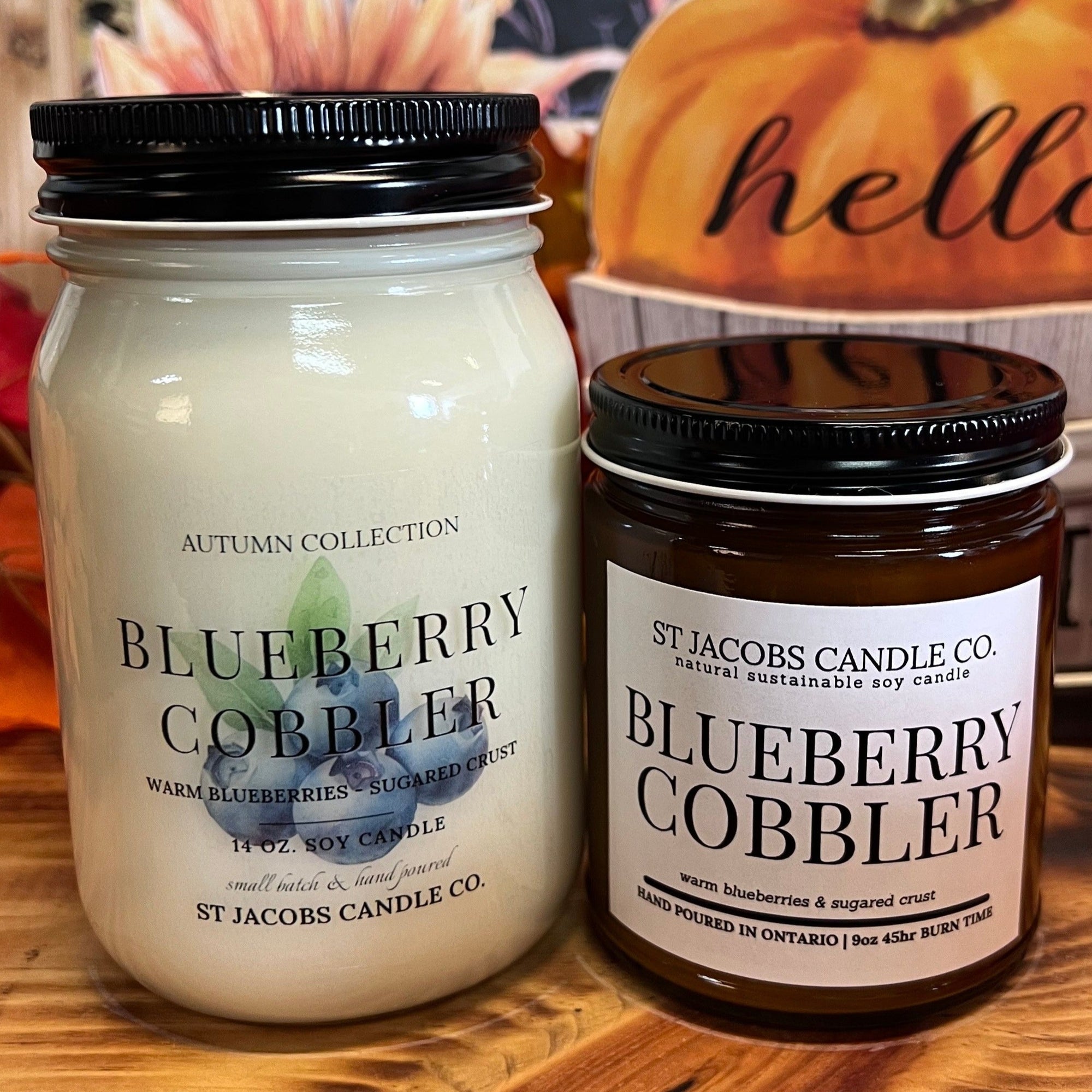 Blueberry Cobbler Natural Soy Candle 🍂 Fall 2023 Collection