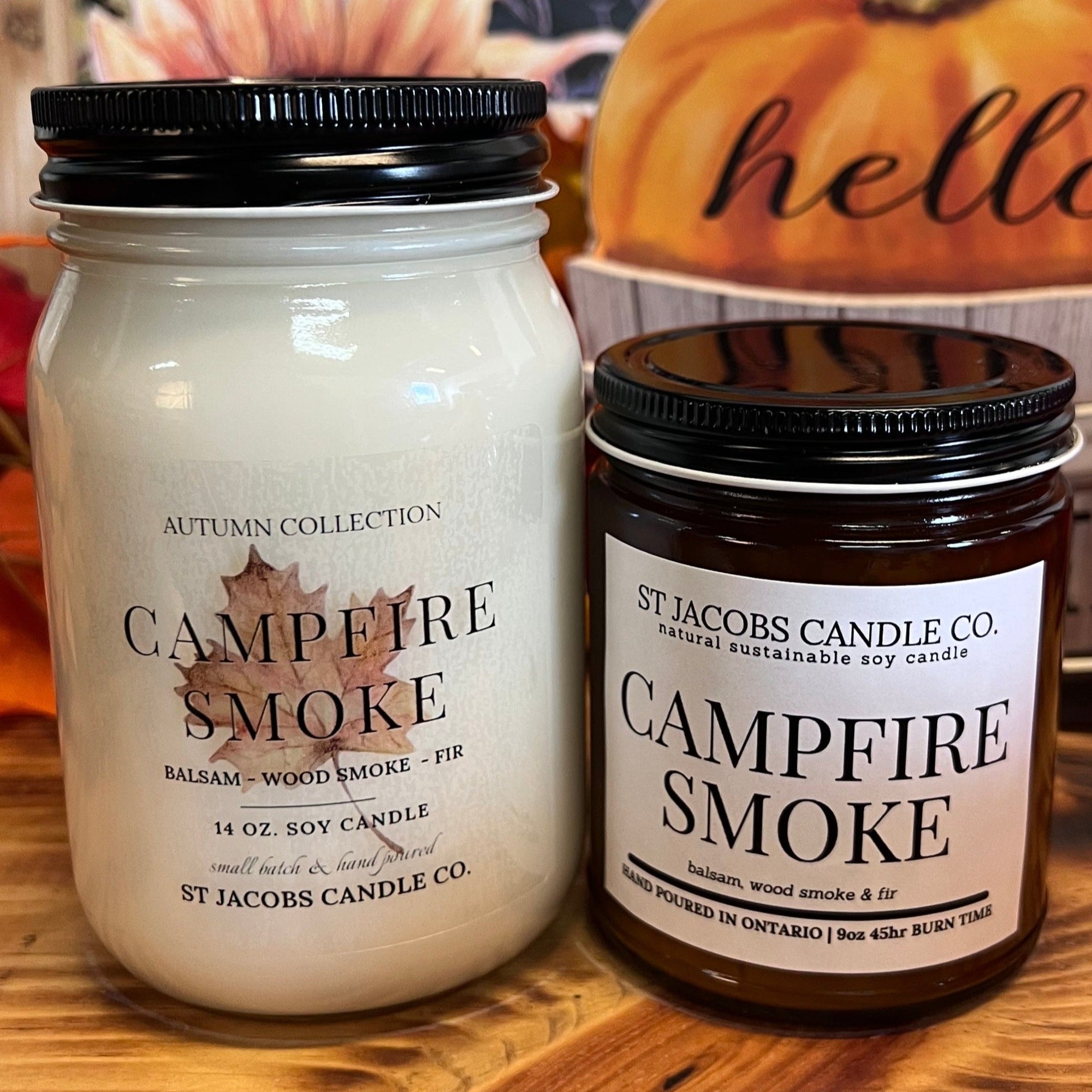 Campfire Smoke Natural Soy Candle 🍂 Fall 2023 Collection