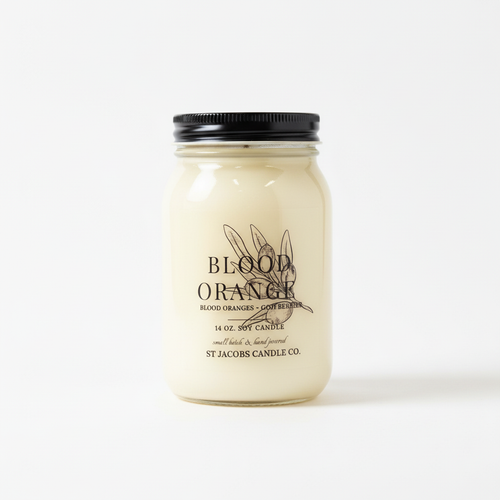 "BLOOD ORANGE" Natural Soy Candle