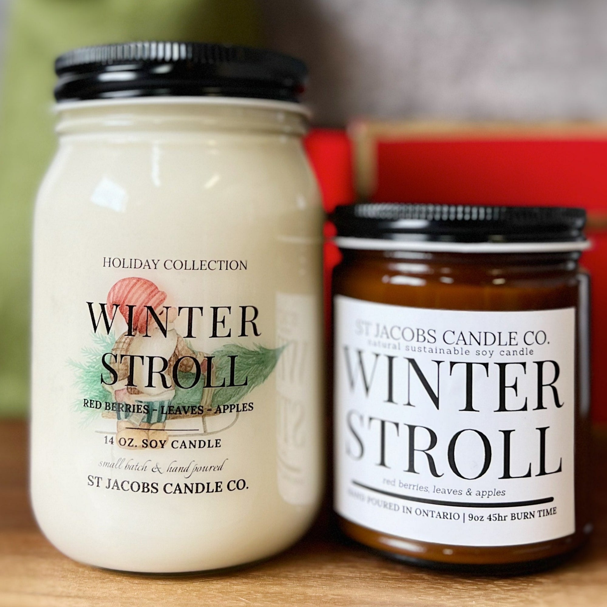 🎅Holiday Season 2023❄️WINTER STROLL☃️Natural Soy Candle