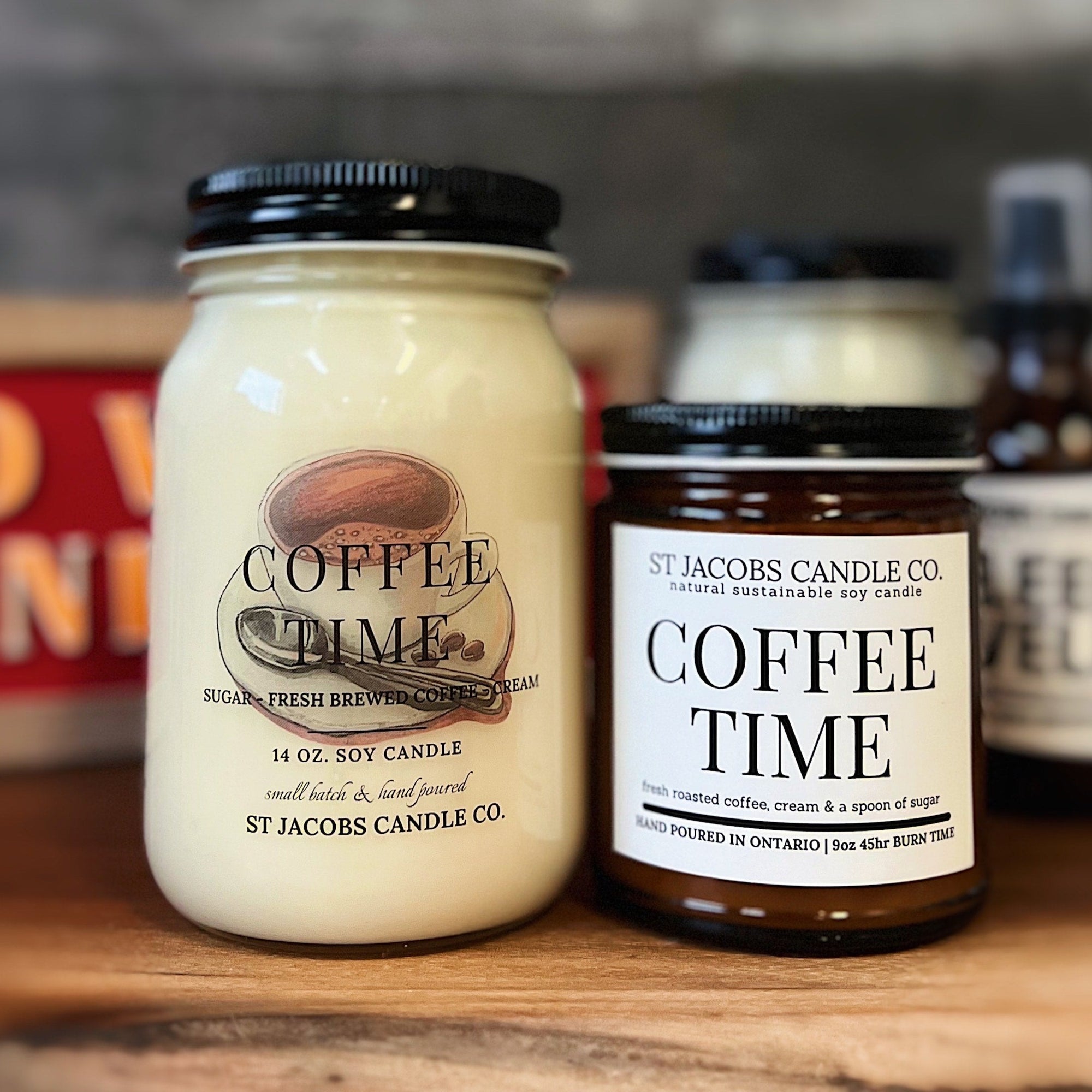 "COFFEE TIME" Natural Soy Candle