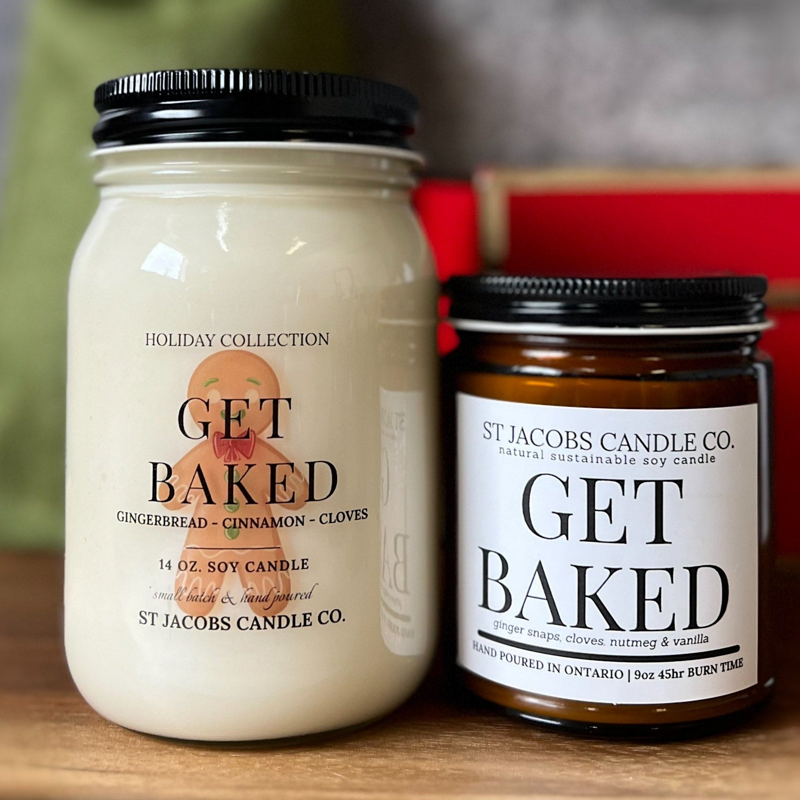 🎅Holiday Season 2025❄️GET BAKED☃️Natural Soy Candle