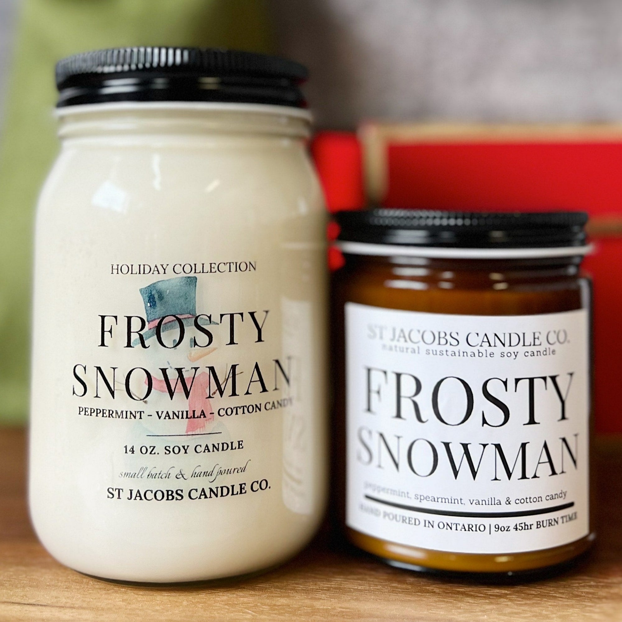 🎅Holiday Season 2023❄️FROSTY SNOWMAN☃️Natural Soy Candle