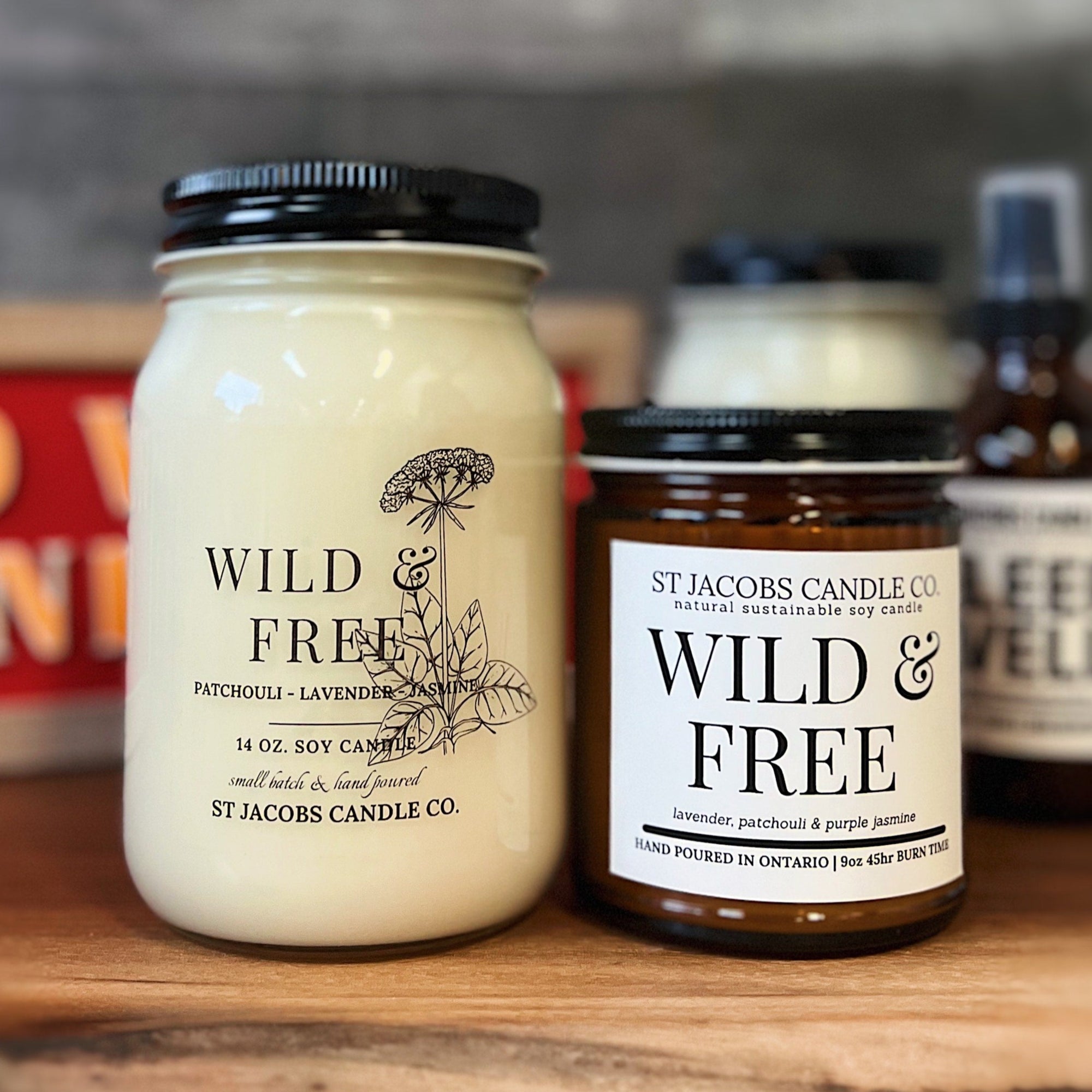 "WILD & FREE" Natural Soy Candle