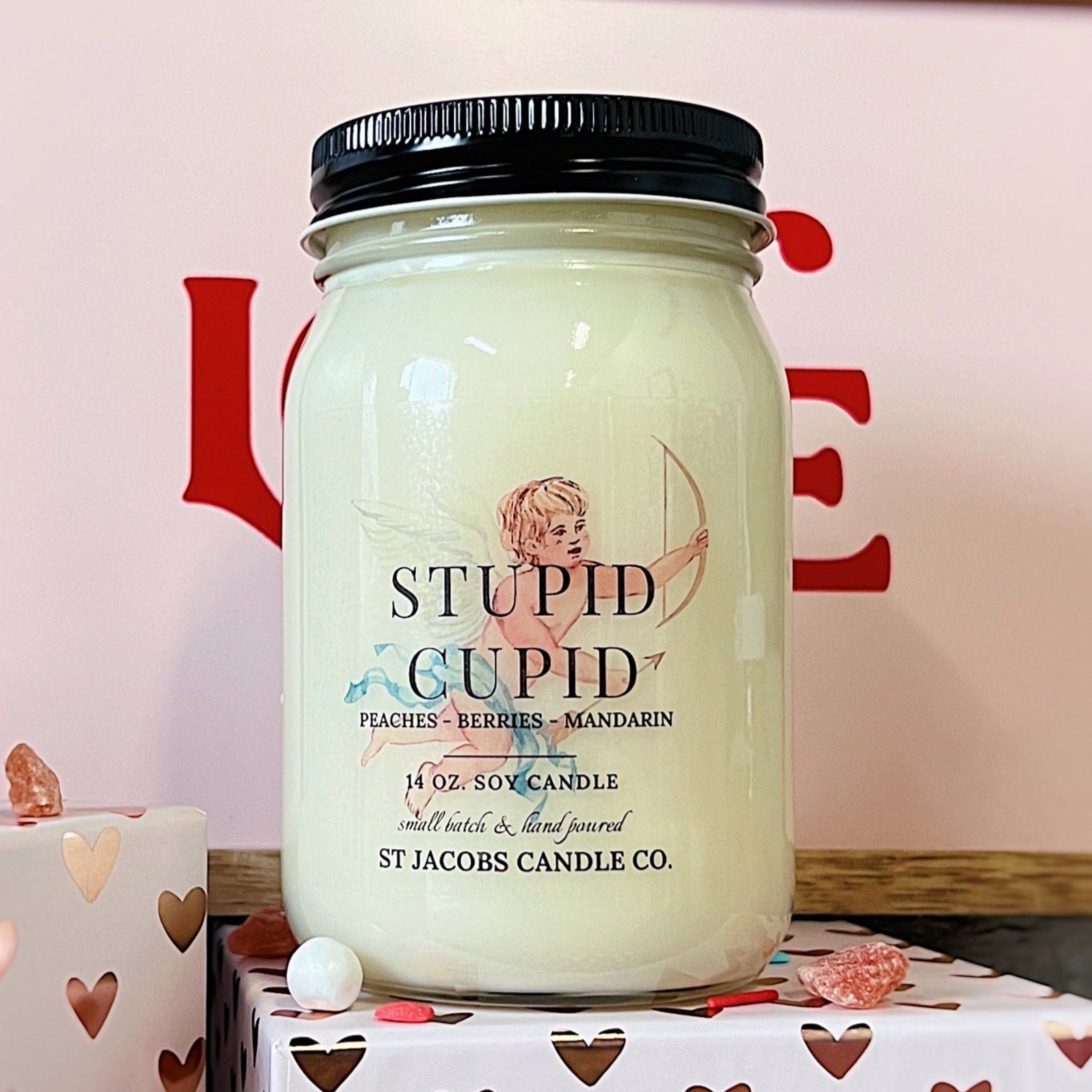 "STUPID CUPID" Natural Soy Candle