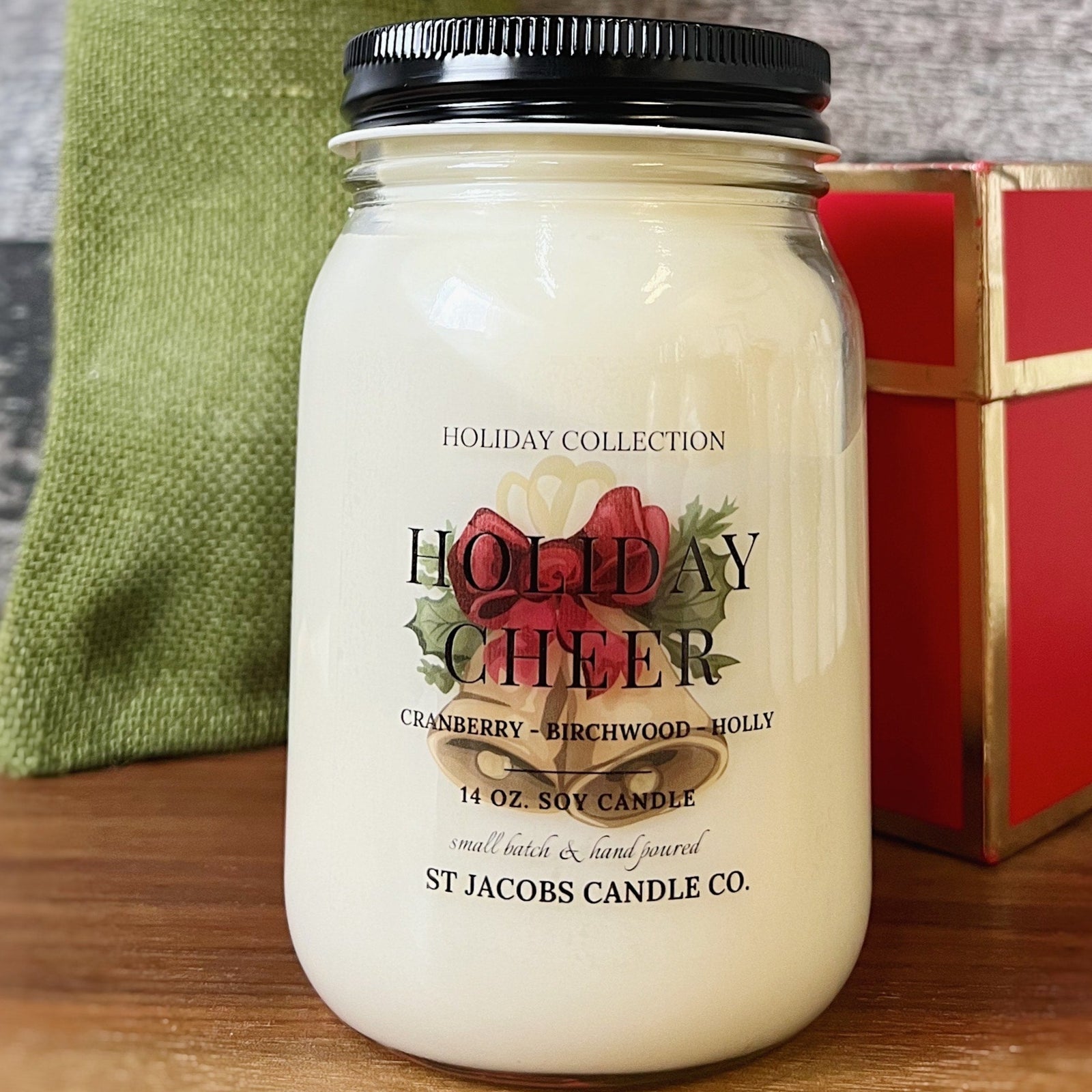 🎅Holiday Season 2025❄️HOLIDAY CHEER☃️Natural Soy Candle