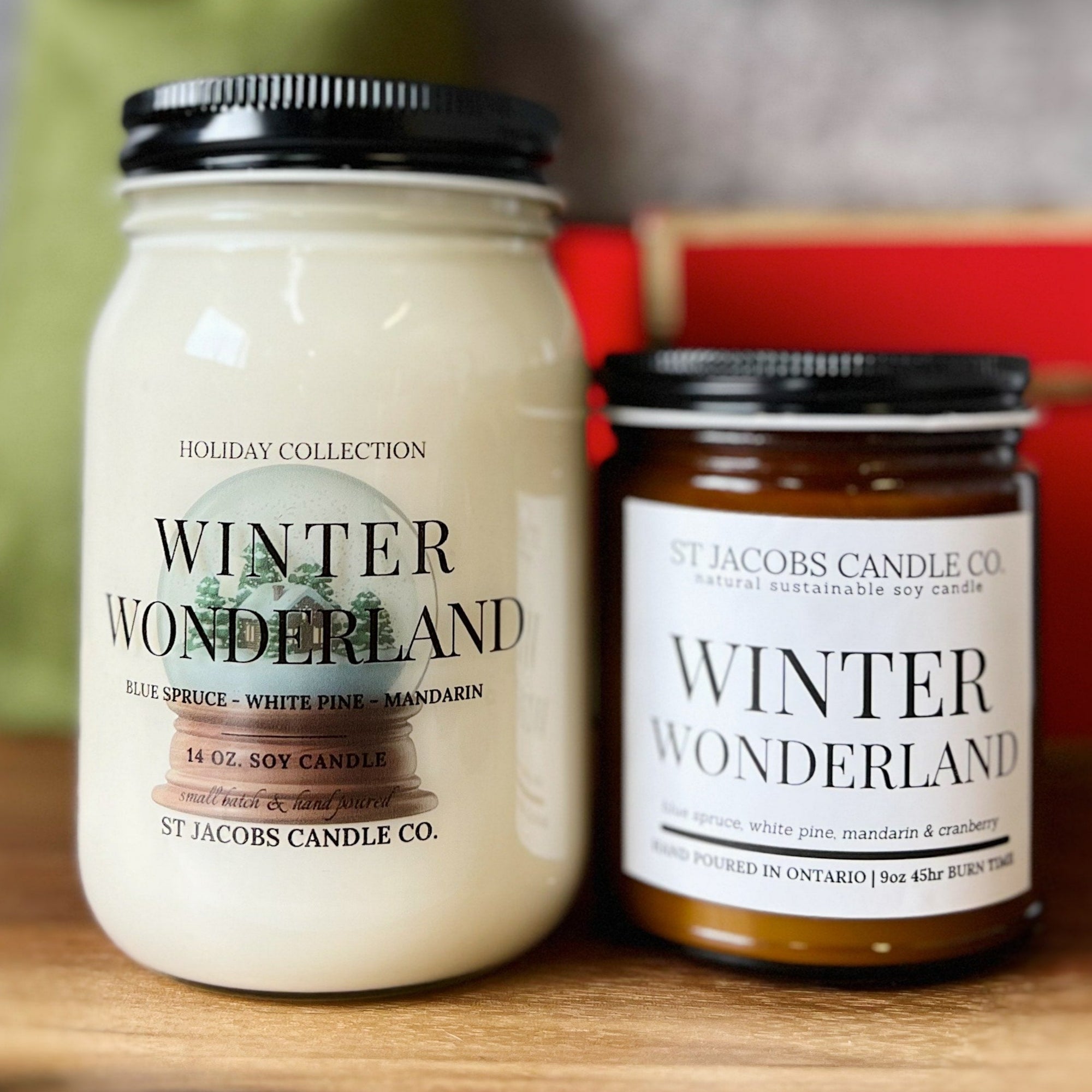 🎅Holiday Season 2023❄️WINTER WONDERLAND☃️Natural Soy Candle