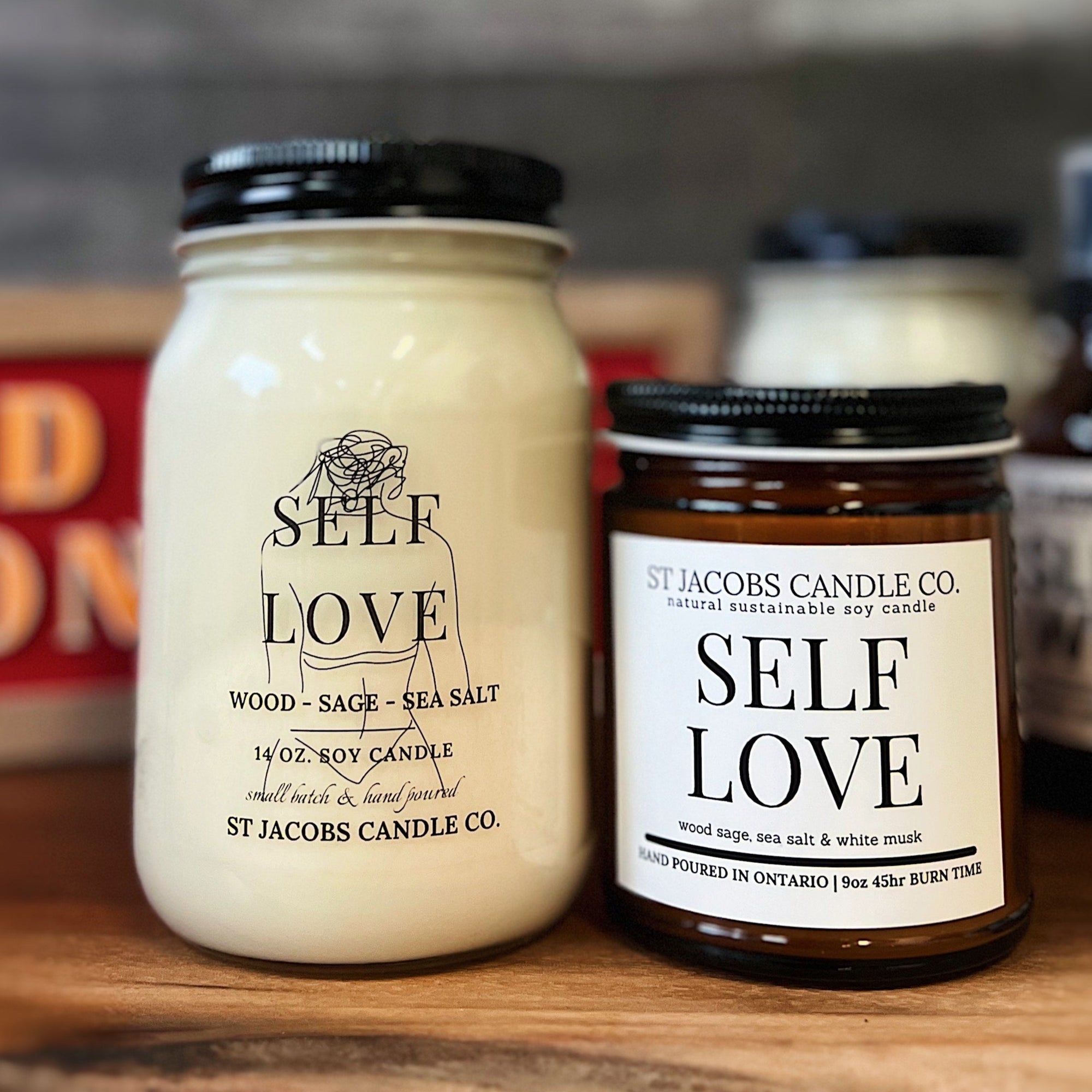"SELF LOVE" Natural Soy Candle