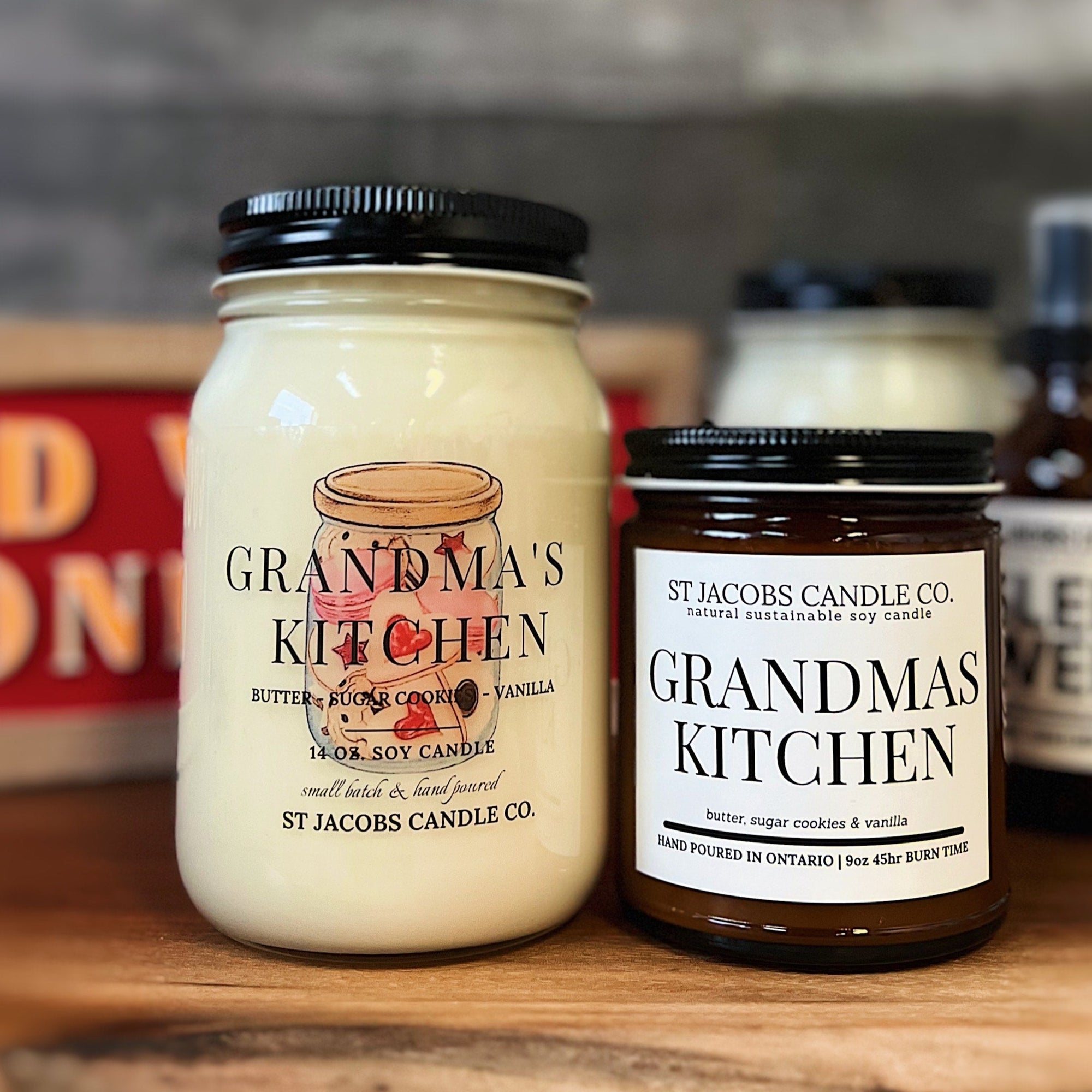 "GRANDMA'S KITCHEN" Natural Soy Candle