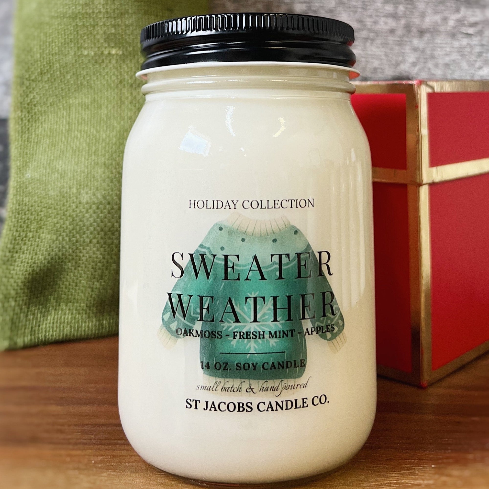🎅Holiday Season 2023❄️SWEATER WEATHER☃️Natural Soy Candle